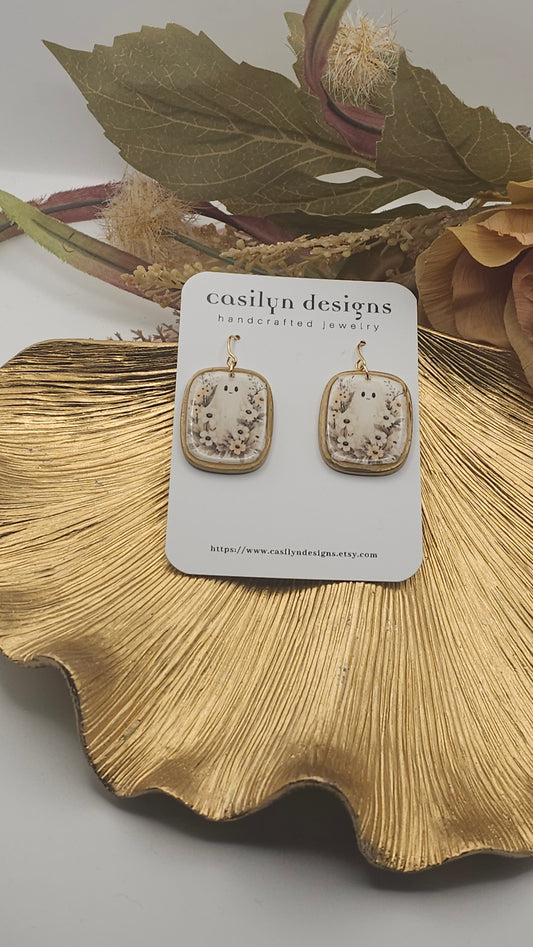 Neutral Floral Ghosts