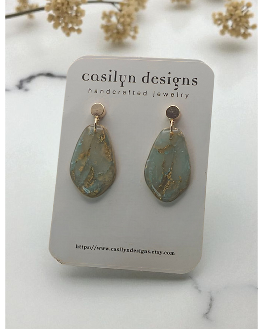 Light Blue-green Faux Quartz